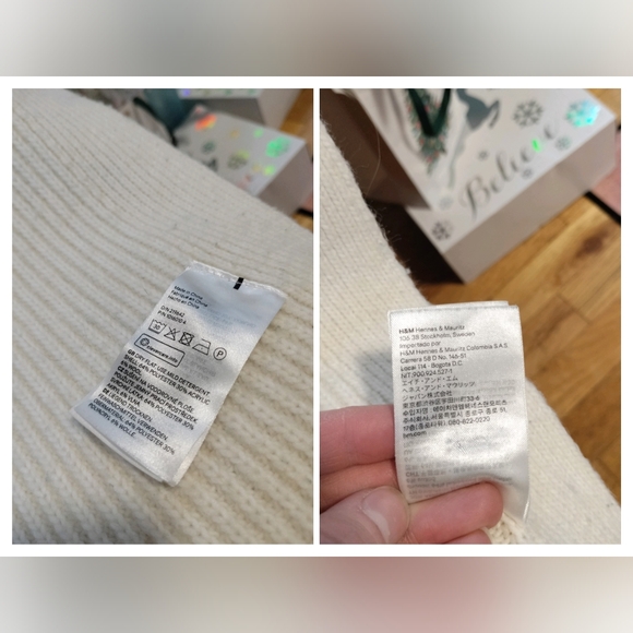 H&M White Dickie Sweater - Picture 7 of 12